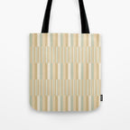 Mixed Stripes Pattern XXII Natural Boho Tote Bag Gallery Image 1