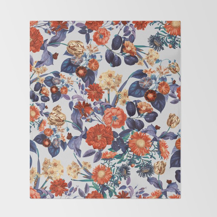 Summer Botanical Garden 2024 Throw Blanket Gallery Image 2