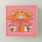 I Want To Leave Mini Art Print Gallery Image 1