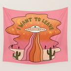 I Want To Leave Wall Tapestry Gallery Image 4