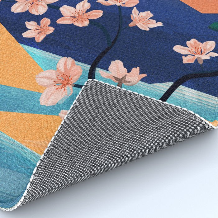 Warm spring sunchine near the flowing river Rug Gallery Image 4