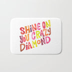 Shine On You Crazy Diamond - Rainbow Palette Bath Mat Gallery Image 1