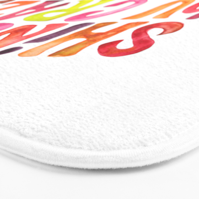 Shine On You Crazy Diamond - Rainbow Palette Bath Mat Gallery Image 3