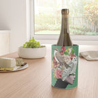 Lady with Birds(portrait) 2 Wine Chiller Gallery Image 4