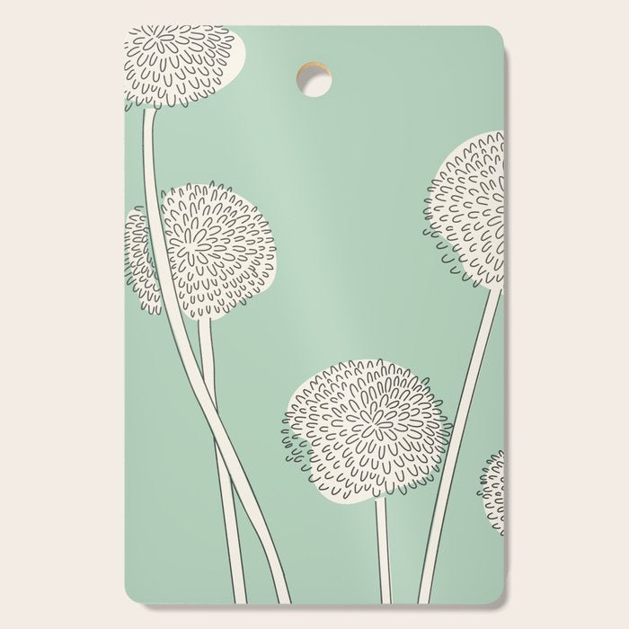 Abstract Dandelions Cutting Board Gallery Image 1
