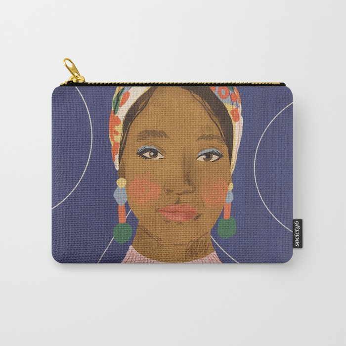Turban Beauty Carry All Pouch Gallery Image 1