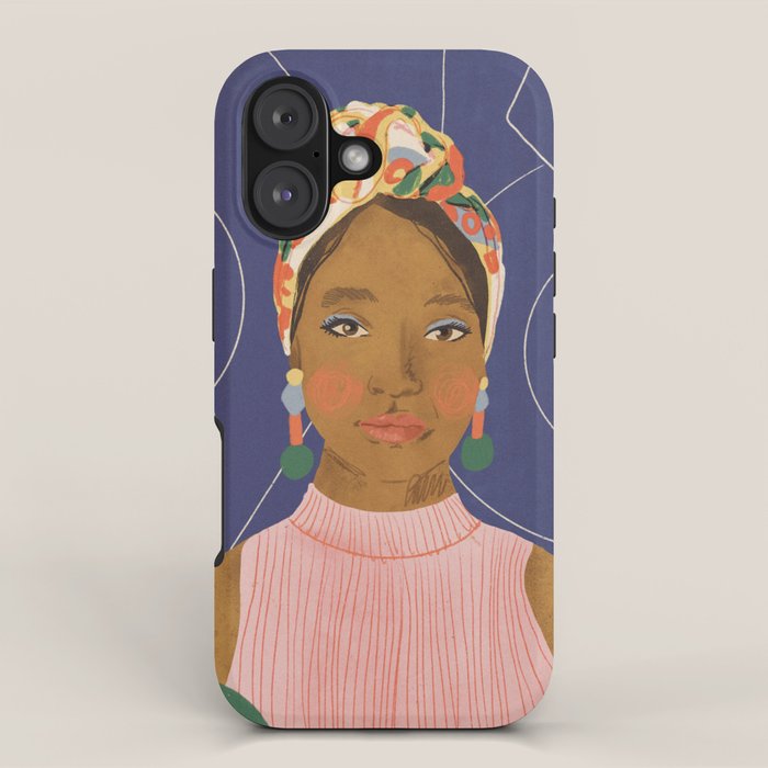 Turban Beauty iPhone Case Gallery Image 1