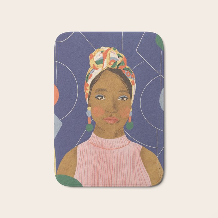 Turban Beauty Bath Mat Gallery Image 1