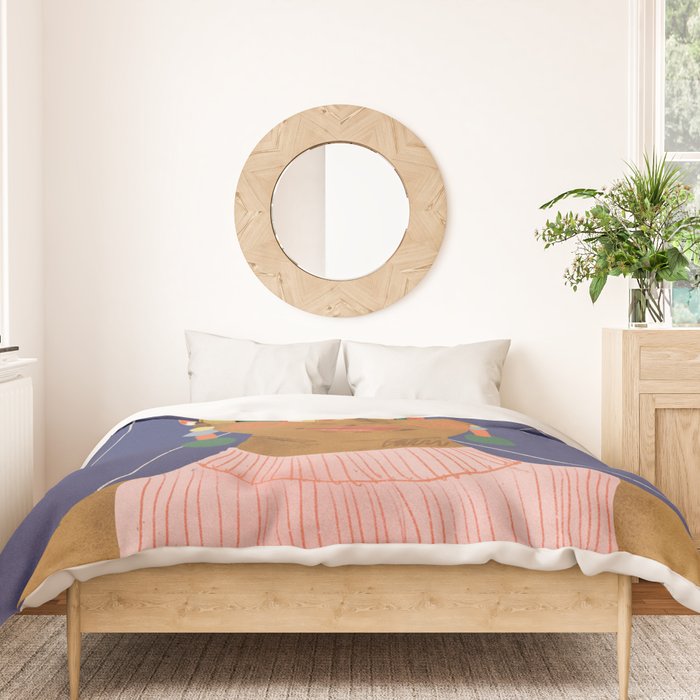 Turban Beauty Duvet Cover Gallery Image 3