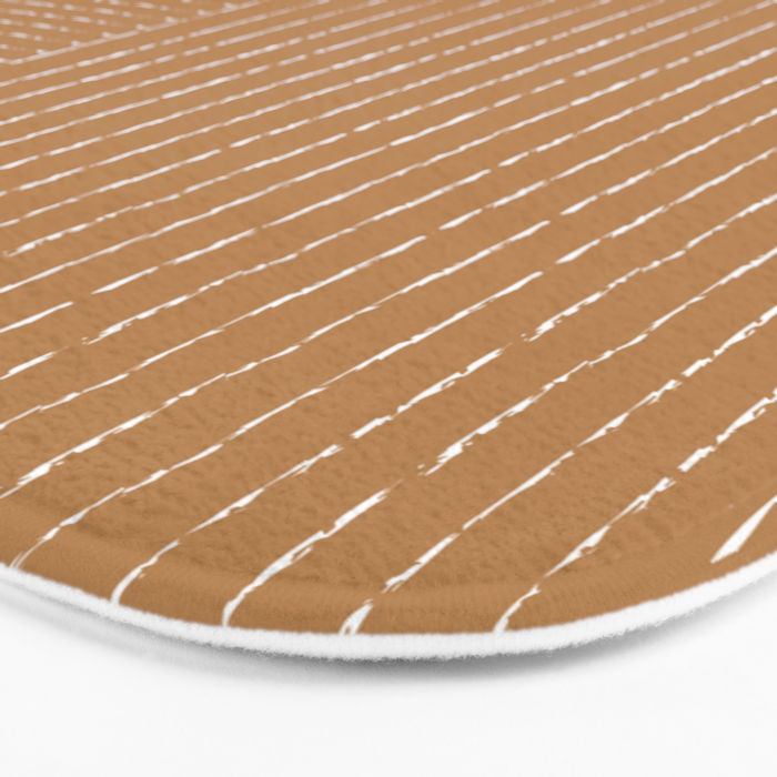 Lines (Tan) Bath Mat Gallery Image 3