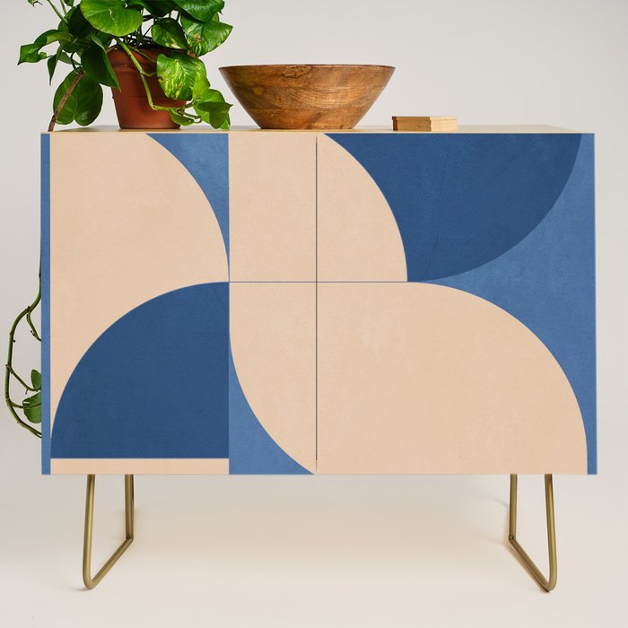 Modern geometric shapes 55 Credenza Gallery Image 1