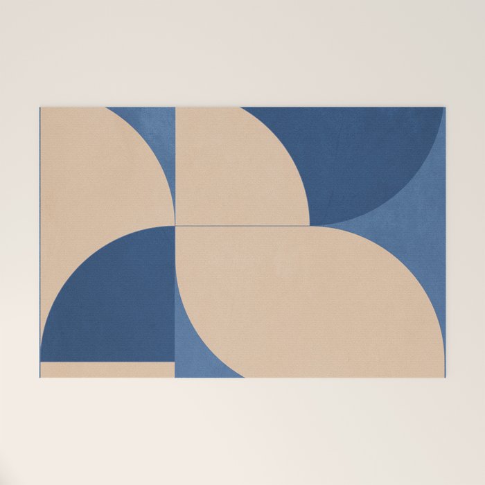 Modern geometric shapes 55 Welcome Mat Gallery Image 1
