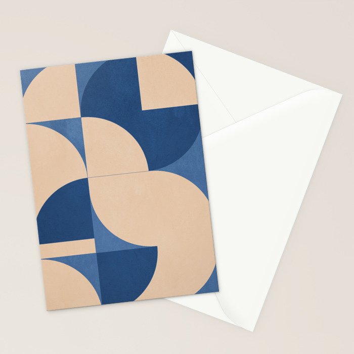 Modern geometric shapes 55 Stationery Card Gallery Image 2
