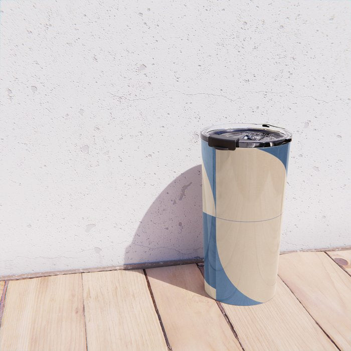 Modern geometric shapes 55 Travel Mug Gallery Image 4