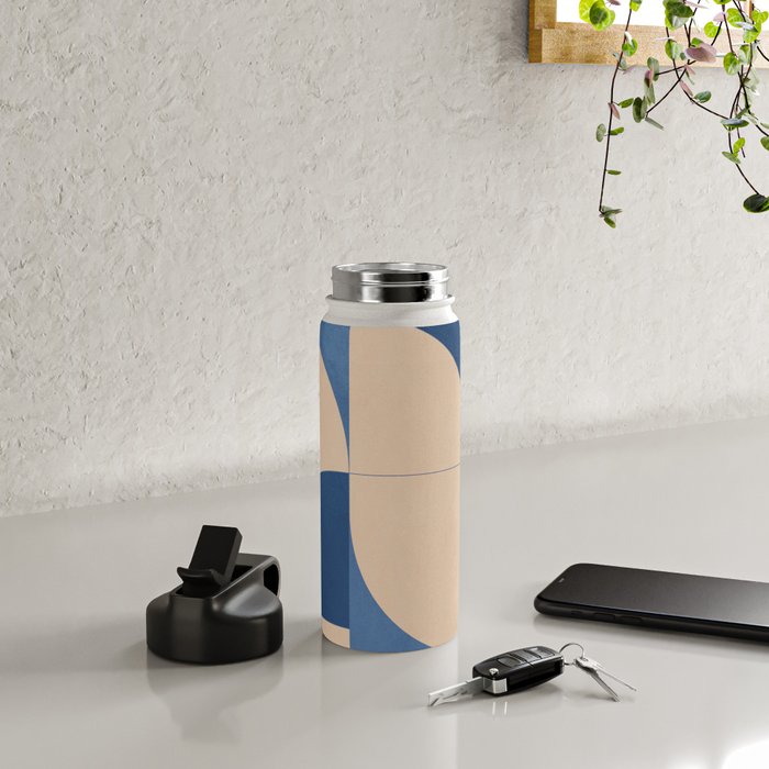 Modern geometric shapes 55 Water Bottle Gallery Image 4