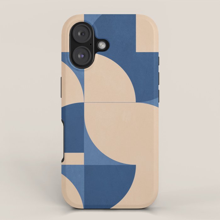 Modern geometric shapes 55 iPhone Case Gallery Image 1