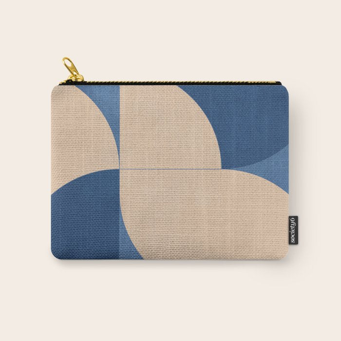 Modern geometric shapes 55 Carry All Pouch Gallery Image 1
