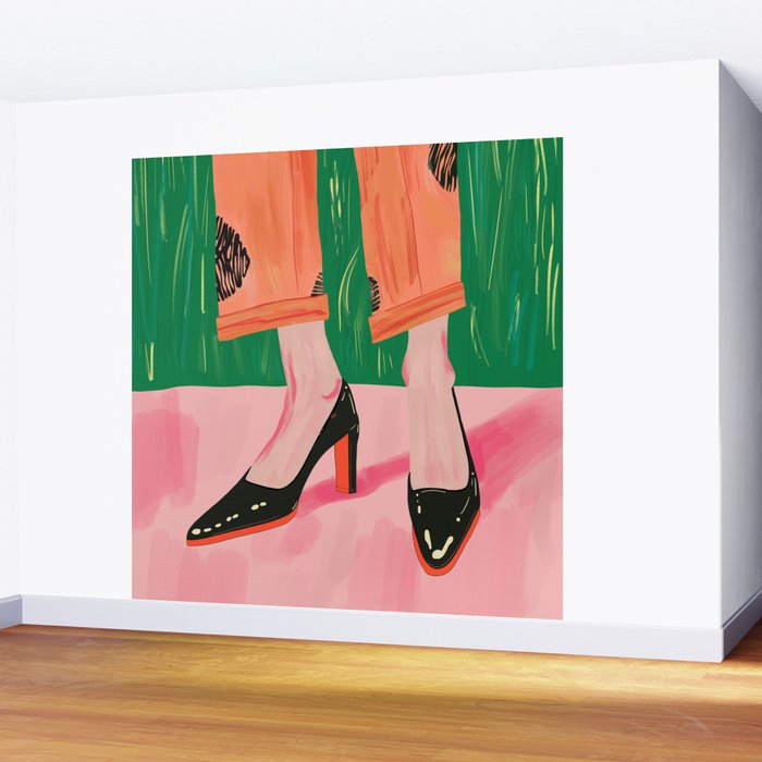 Chic Stroll Wall Mural Gallery Image 2