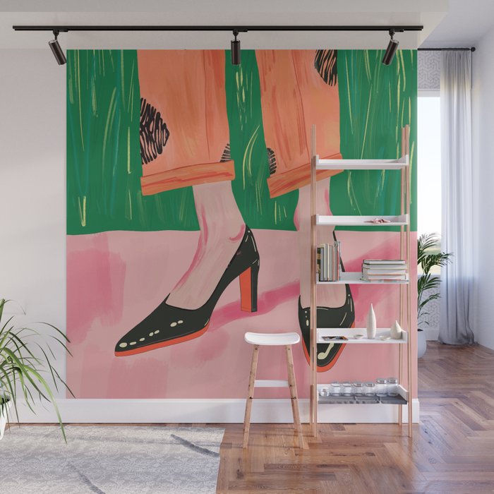 Chic Stroll Wall Mural Gallery Image 1