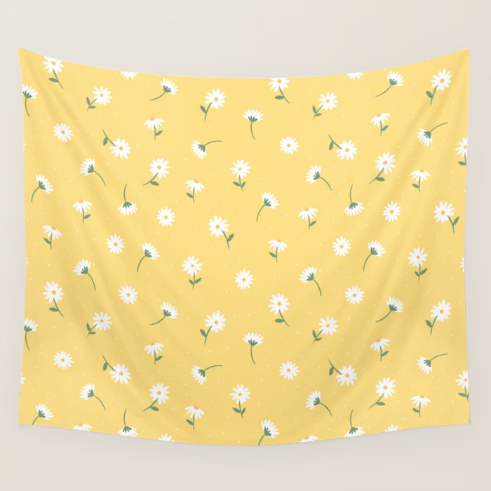 Little Daises Wall Tapestry Gallery Image 4