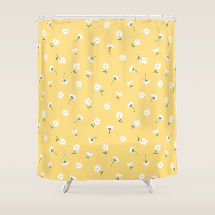 Little Daises Shower Curtain Gallery Image 1