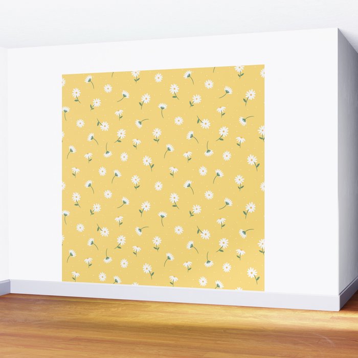 Little Daises Wall Mural Gallery Image 2