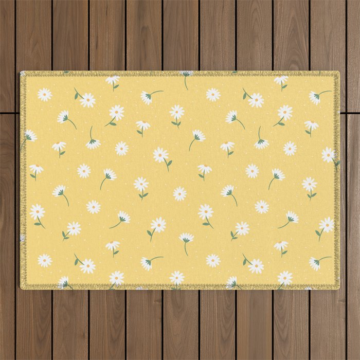 Little Daises Outdoor Rug Gallery Image 1