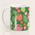 Wild Strawberries - green Coffee Mug Gallery Image 3