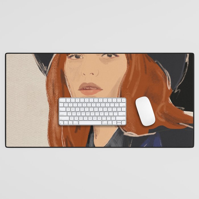 Girl Portrait 23 Desk Mat Gallery Image 1