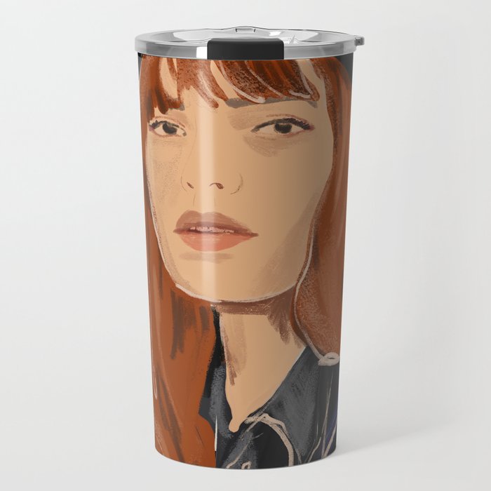 Girl Portrait 23 Travel Mug Gallery Image 1
