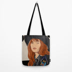 Girl Portrait 23 Tote Bag Gallery Image 2