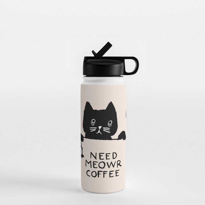 Need meowr coffee Water Bottle Gallery Image 1