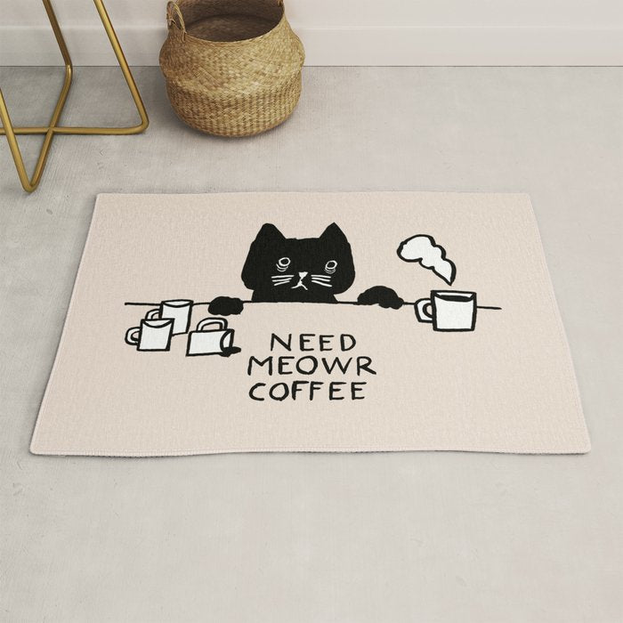 Need meowr coffee Rug Gallery Image 1