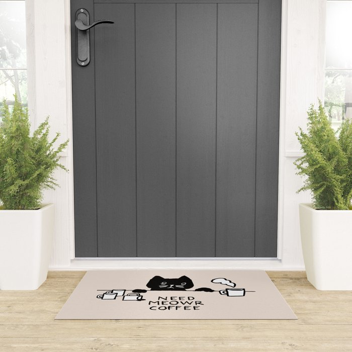Need meowr coffee Welcome Mat Gallery Image 3