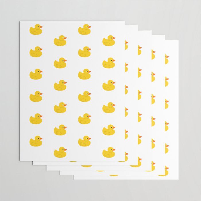 Yellow rubber duck Wrapping Paper Gallery Image 3