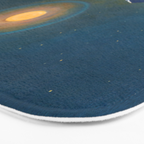 "Moonlight, Winter" by Rockwell Kent (1940) Bath Mat Gallery Image 3