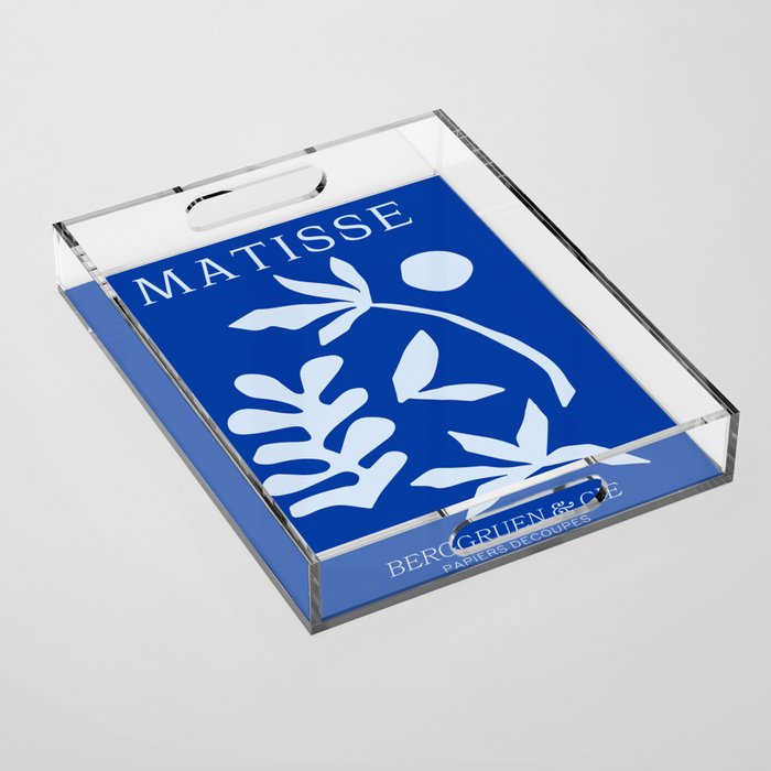Chathams Blue Collage: Paper Cutouts Matisse Edition  Acrylic Tray Gallery Image 1