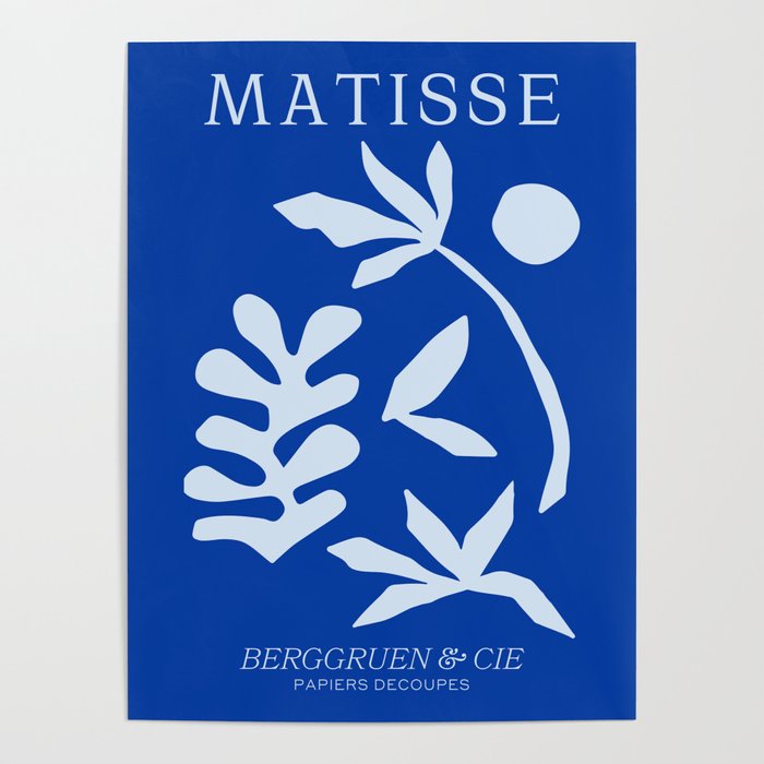 Chathams Blue Collage: Paper Cutouts Matisse Edition  Poster Gallery Image 4