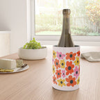 Retro Flowers: Pastel Edition Wine Chiller Gallery Image 4
