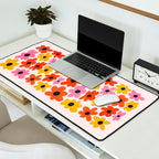 Retro Flowers: Pastel Edition Desk Mat Gallery Image 2