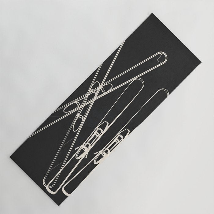 Minimal Skis 1 Yoga Mat Gallery Image 1