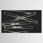 Minimal Skis 1 Tablecloth Gallery Image 2