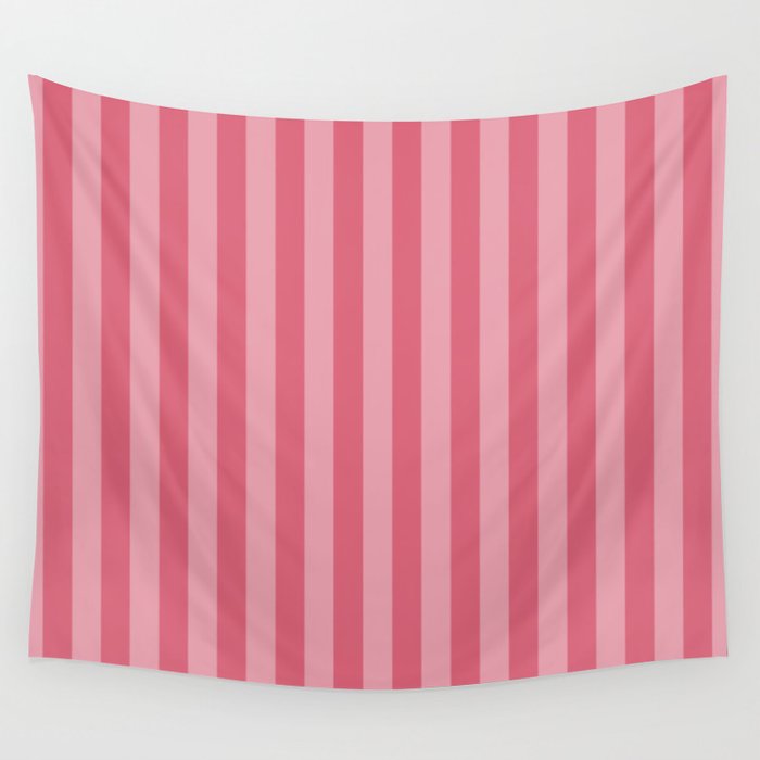 Large Nantucket Red Cabana Tent Stripes Wall Tapestry Gallery Image 4