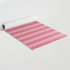 Large Nantucket Red Cabana Tent Stripes Yoga Mat Gallery Image 2