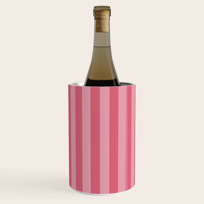 Large Nantucket Red Cabana Tent Stripes Wine Chiller Gallery Image 3