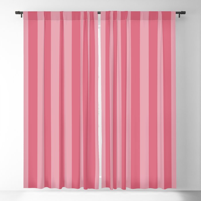 Large Nantucket Red Cabana Tent Stripes Window Curtain Gallery Image 5