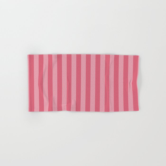Large Nantucket Red Cabana Tent Stripes Bath Towel Gallery Image 1