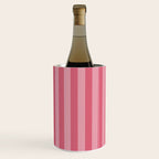 Large Nantucket Red Cabana Tent Stripes Wine Chiller Gallery Image 2