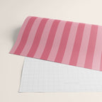 Large Nantucket Red Cabana Tent Stripes Wrapping Paper Gallery Image 2