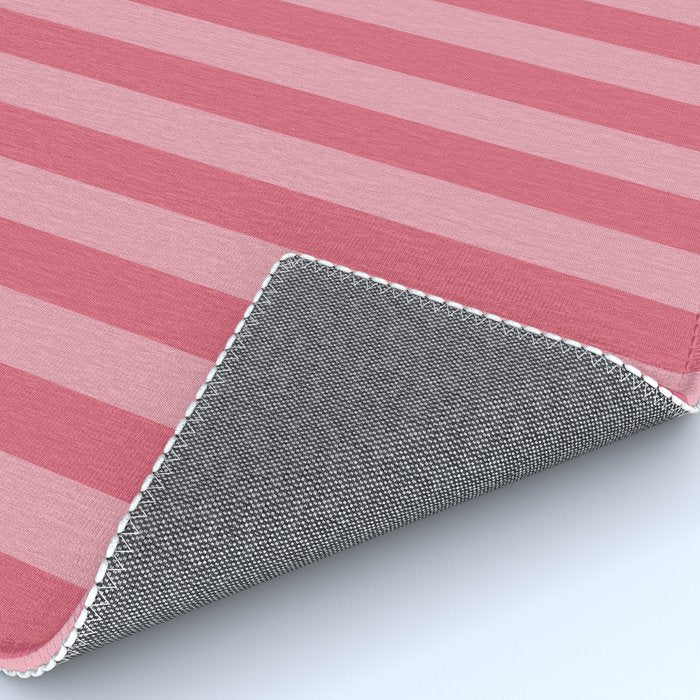 Large Nantucket Red Cabana Tent Stripes Rug Gallery Image 4